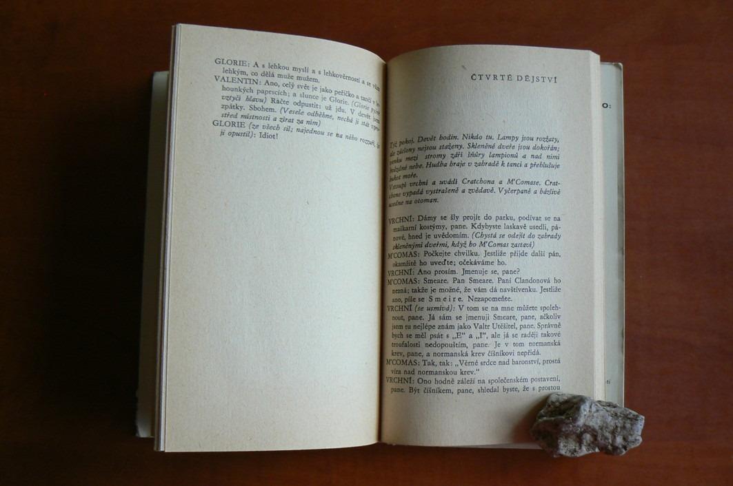 ČLOVĚK NIKDY NEVÍ Bernard Shaw (1963) divadelní hra