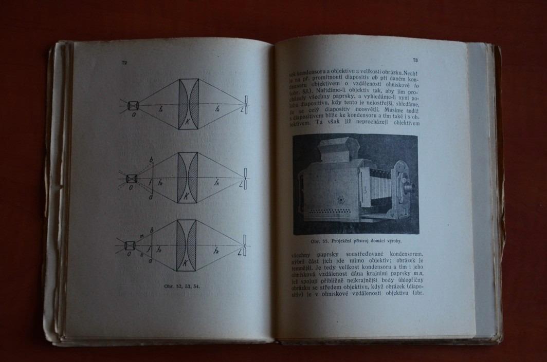 PŘÍSTROJE FOTOGRAFICKÉ A PROMÍTACÍ I. a II. díl J. Axamit (1921-1923)