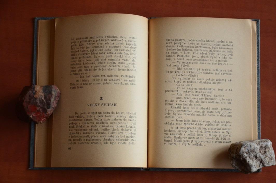 SYLVIE Vzpomínky na Valois - Gérard de Nerval (1909) ex libris Josef Hejda