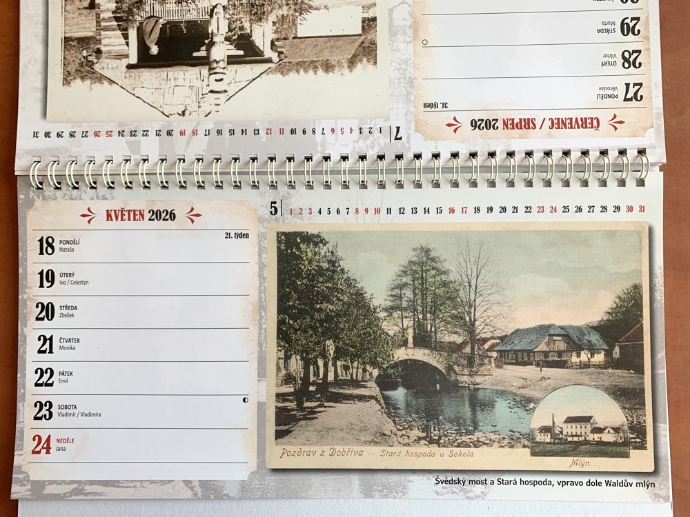 KALENDÁŘ 2026 - Brdy v proměnách času III. - NOVINKA!!!