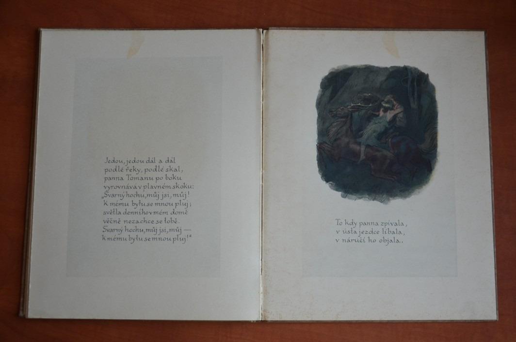 TOMAN A LESNÍ PANNA František Ladislav Čelakovský il. Adolf Kašpar (1917) první vydání