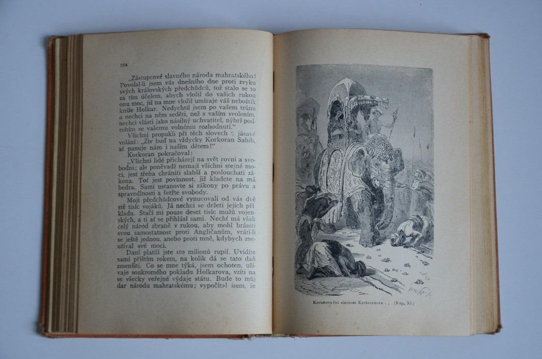 HRDINNÝ KAPITÁN KORKORAN Alfred Assollant ilustrace Alphonse de Neuvill (1923) 3. vydání