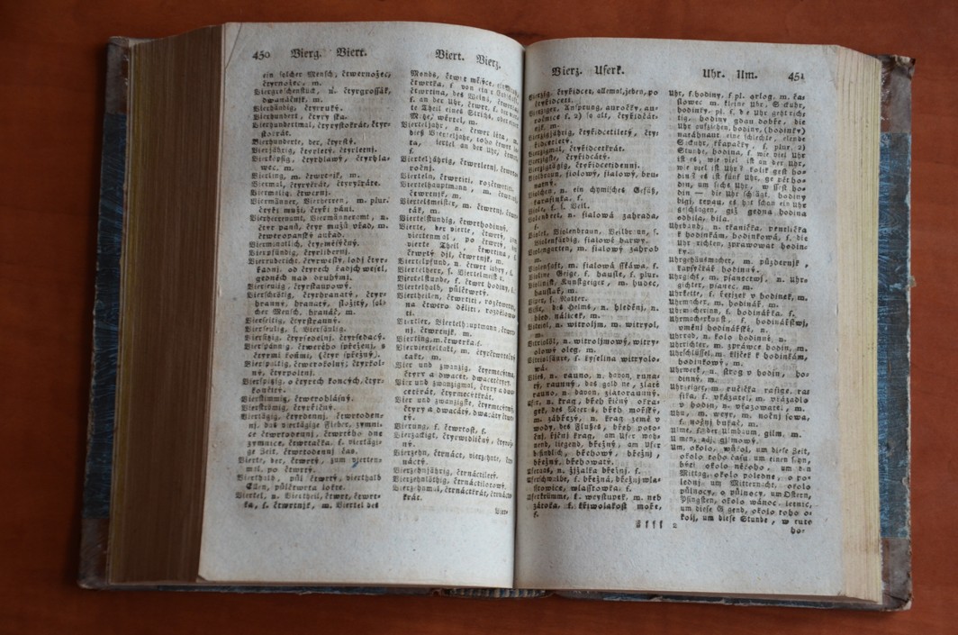 Karel Ignác Thám - Slovník, rok vyd. 1814