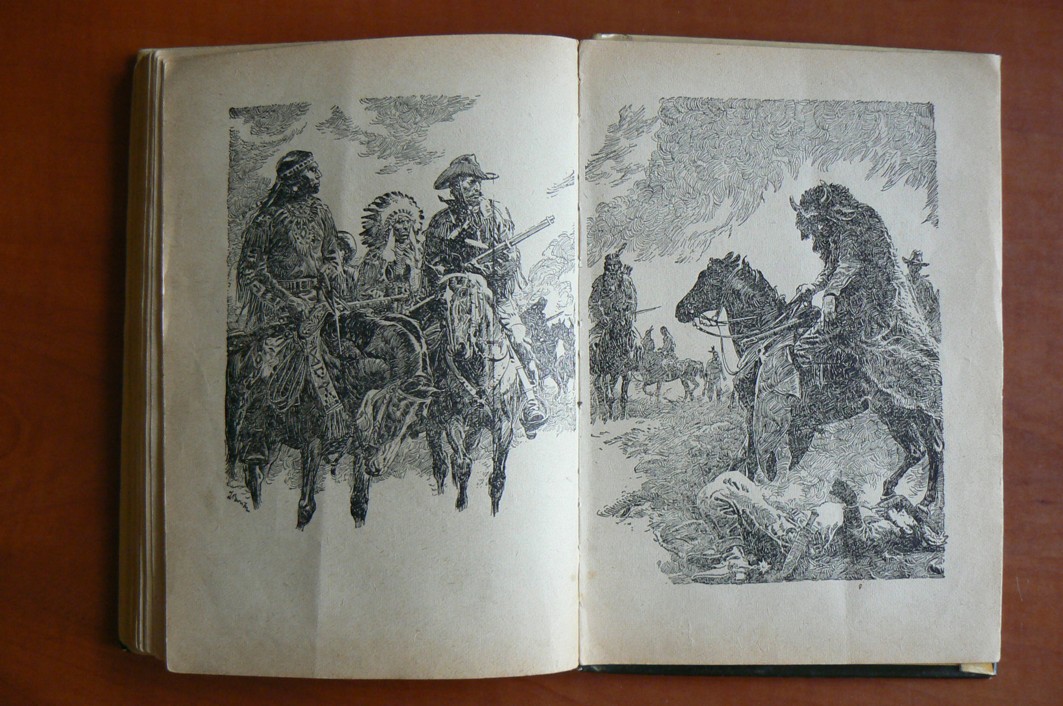 Duch Llana Estacada - KOD svazek 34 - Karel May, ilustrace Zdeněk Burian (1959)