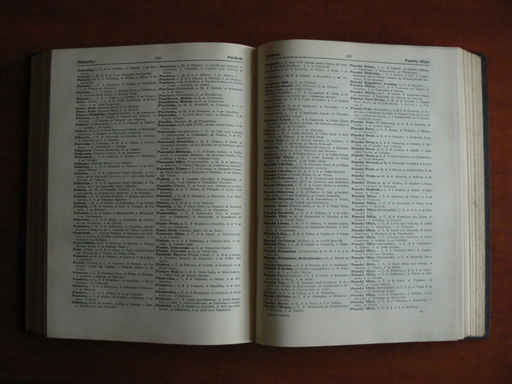 Dopravní místopisný lexikon československé republiky 1928