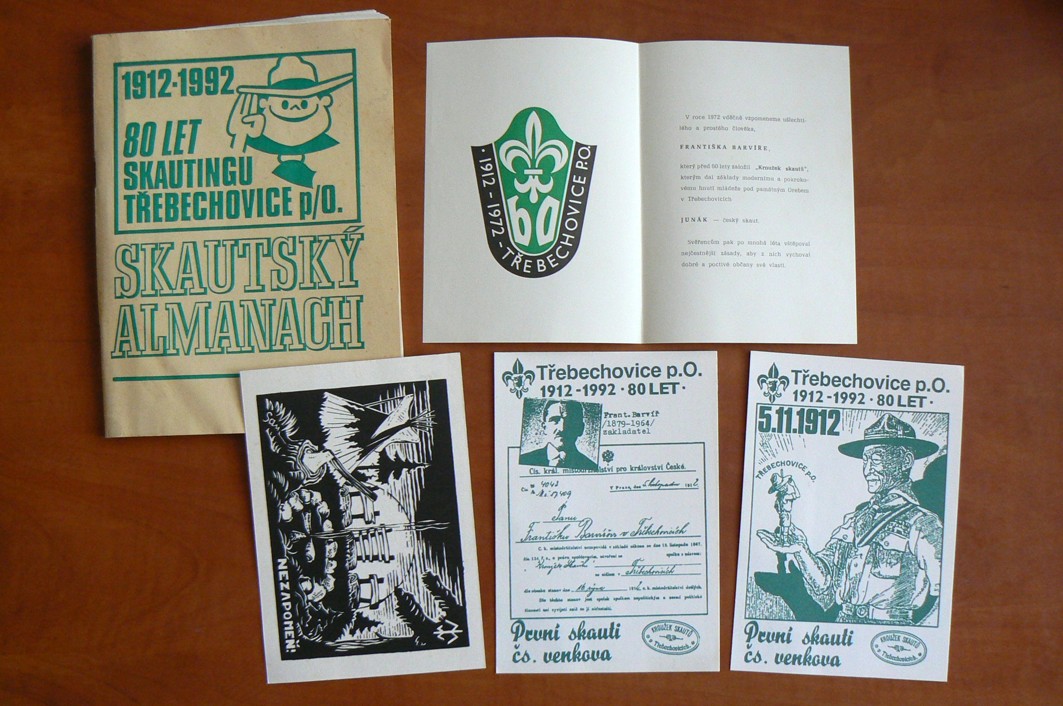 SKAUTSKÝ ALMANACH - 80 let skautingu Třebechovice pod Orebem 1912-1992