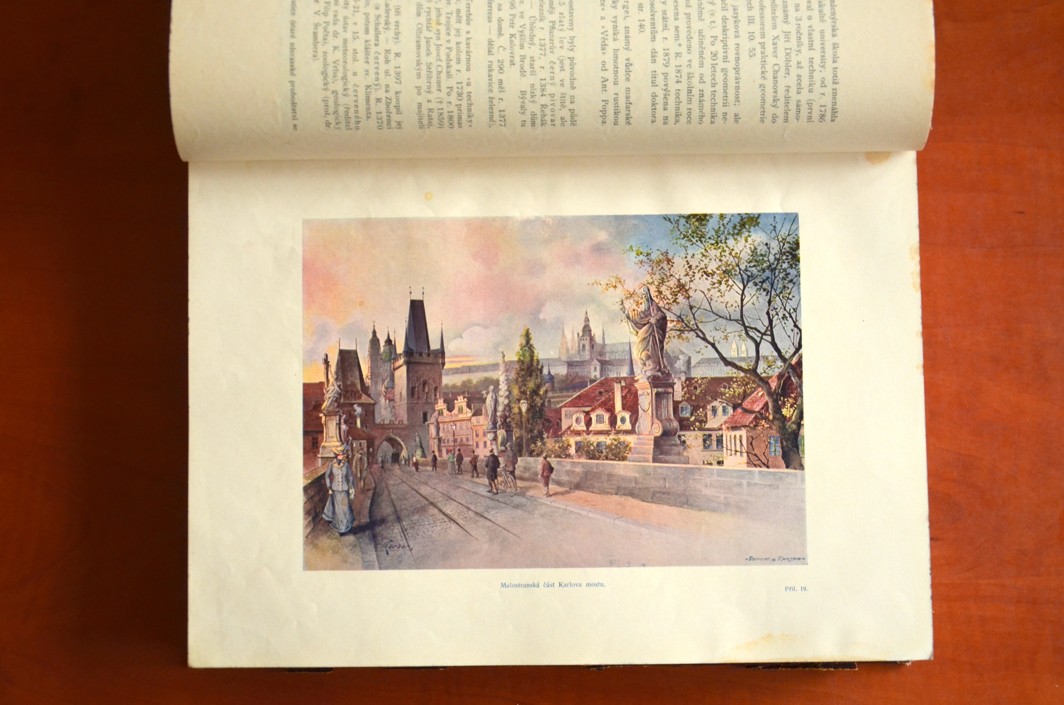 KRONIKA KRÁLOVSKÉ PRAHY a obcí sousedních I. II. III. díl - 2 svazky (r. vyd. 1903-1904) - František Ruth, ilustrace Pavel Körber