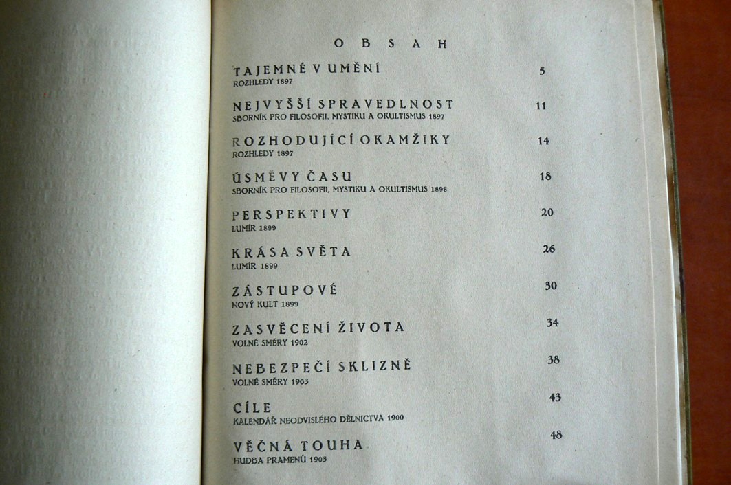 HUDBA PRAMENŮ - Otokar Březina