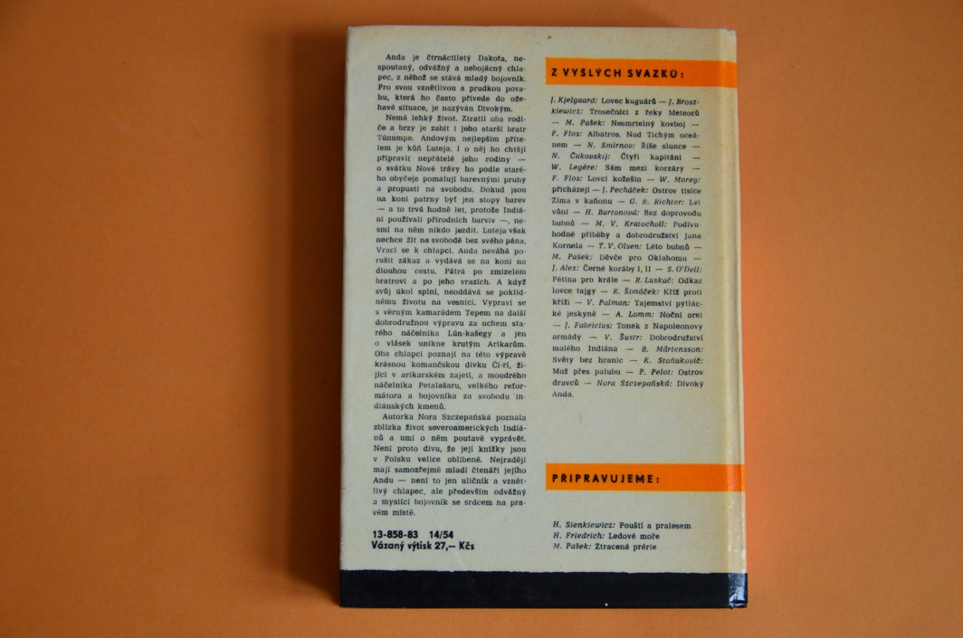 DIVOKÝ ANDA - KOD svazek 109 - Nora Szczepańská (1983)