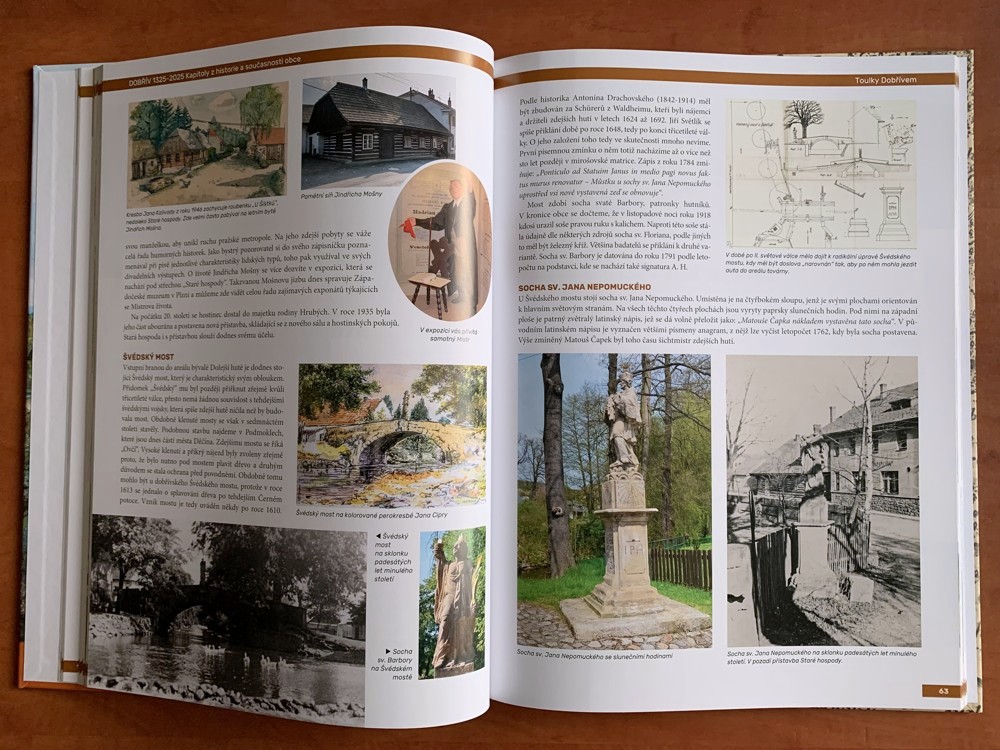 DOBŘÍV 1325-2025 Kapitoly z historie a současnosti obce - Tomáš Makaj (2025) - s podpisem autora - NOVINKA!!!