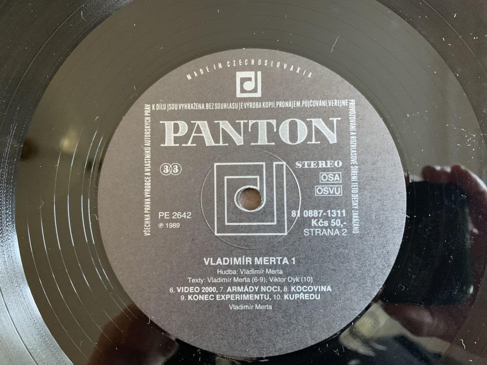 LP VLADIMÍR MERTA 1 - PANTON 1989