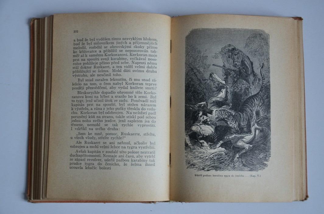HRDINNÝ KAPITÁN KORKORAN Alfred Assollant ilustrace Alphonse de Neuvill (1923) 3. vydání
