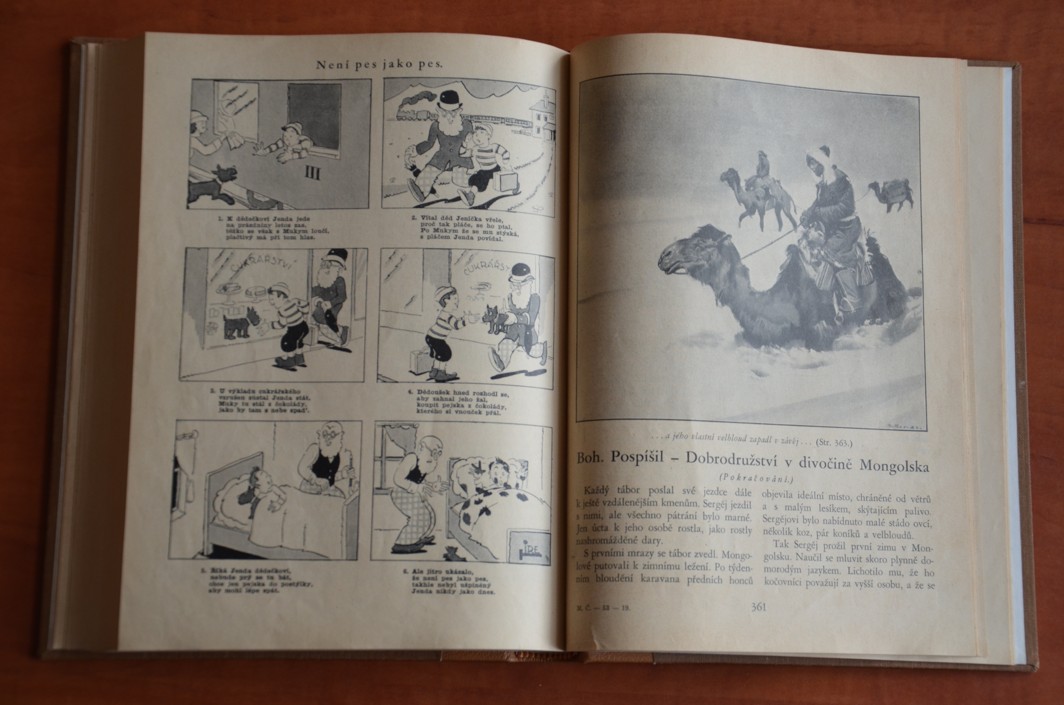 Malý čtenář 1934 - 53. ročník (il. Zdeněk Burian)