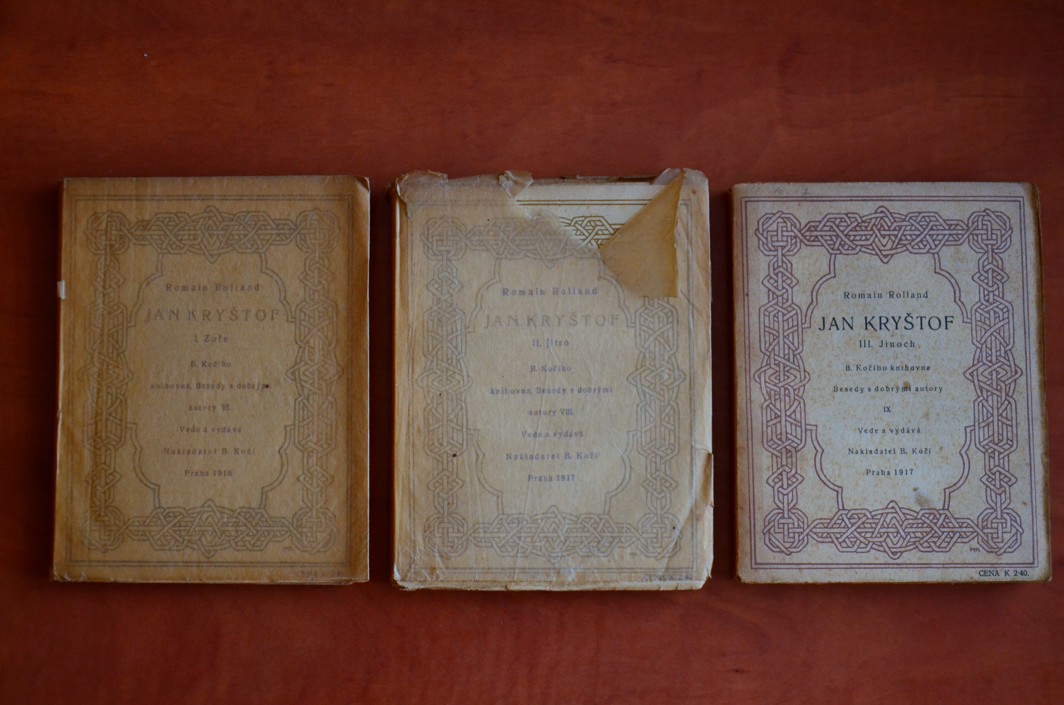 JAN KRYŠTOF (3 knihy) r. vyd. 1916-1917