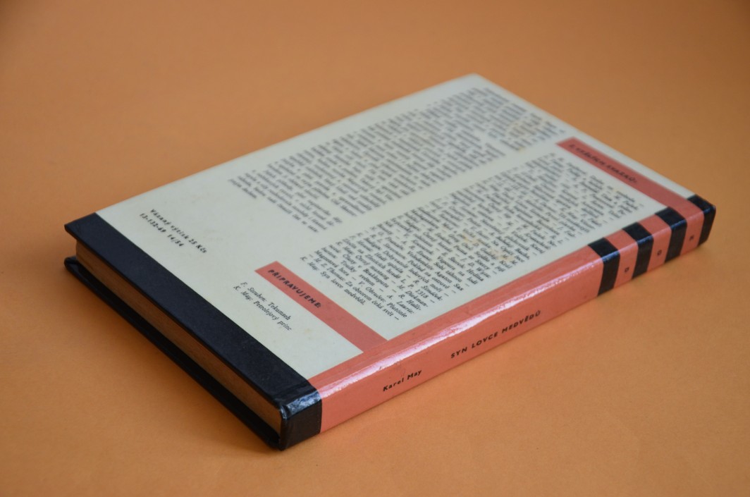 SYN LOVCE MEDVĚDŮ - KOD svazek 18 - Karel May, ilustrace Zdeněk Burian (1969)