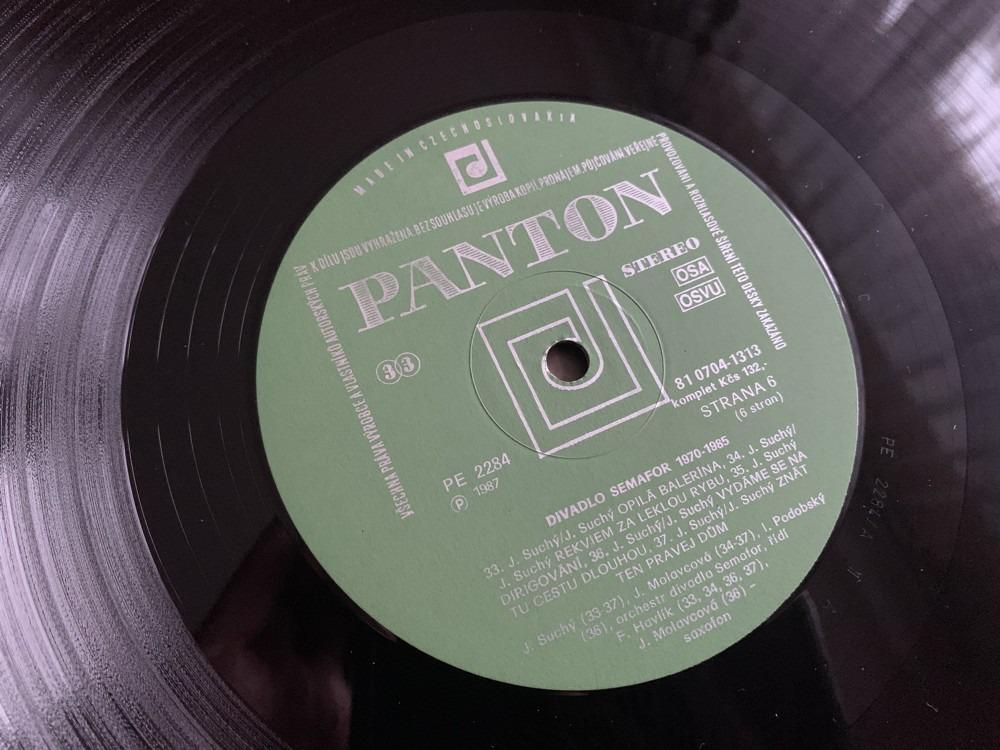 3LP DIVADLO SEMAFOR 1970 - 1985 Jiří Suchý, Ferdinand Havlík PANTON 1987 - výborný stav