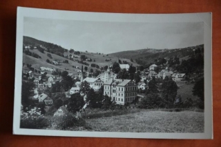 JANOV NAD NISOU celkový pohled Jizerské hory okres Jablonec nad Nisou 1956
