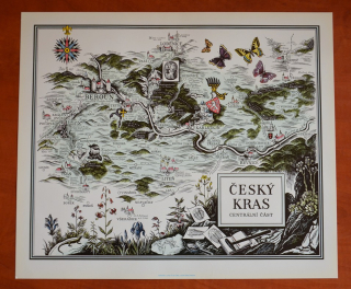 MAPA ČESKÝ KRAS - Jan Čáka