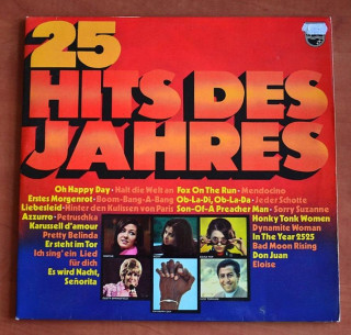 2LP - 25 HITS DES JAHRES 1970 PHILIPS dvojalbum